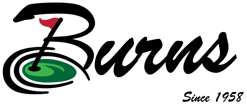 Burns golf course since 1958 logo