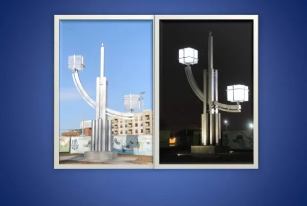 day and night photo of the beacon of hope