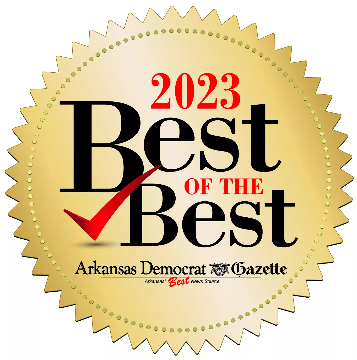 Democrat-Gazette Best of the Best 2023 seal