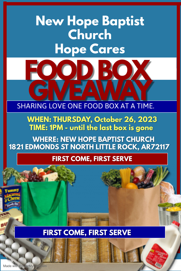 food box giveaway information