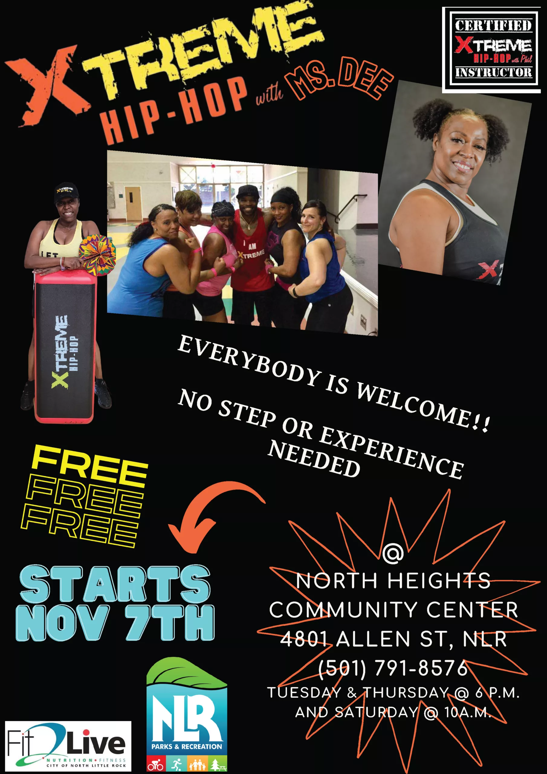 Extreme Hip-Hop Step Class at North Heights