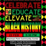 black history event info graphic