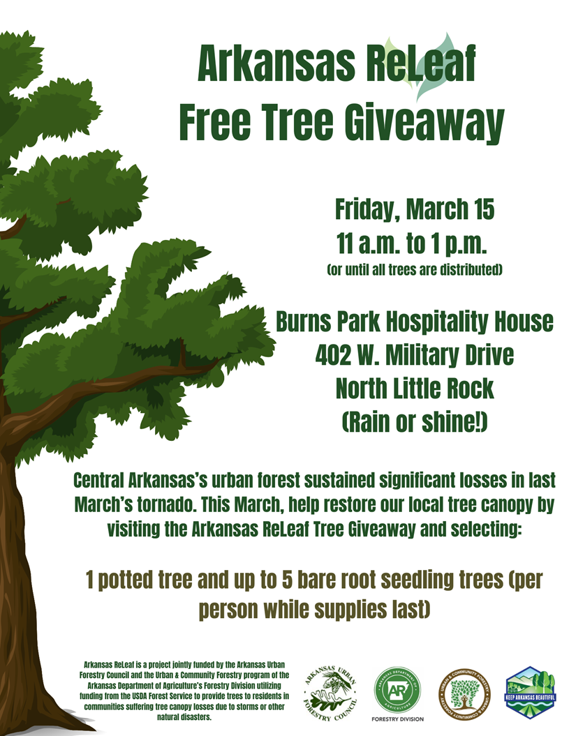 free tree giveaway flyer