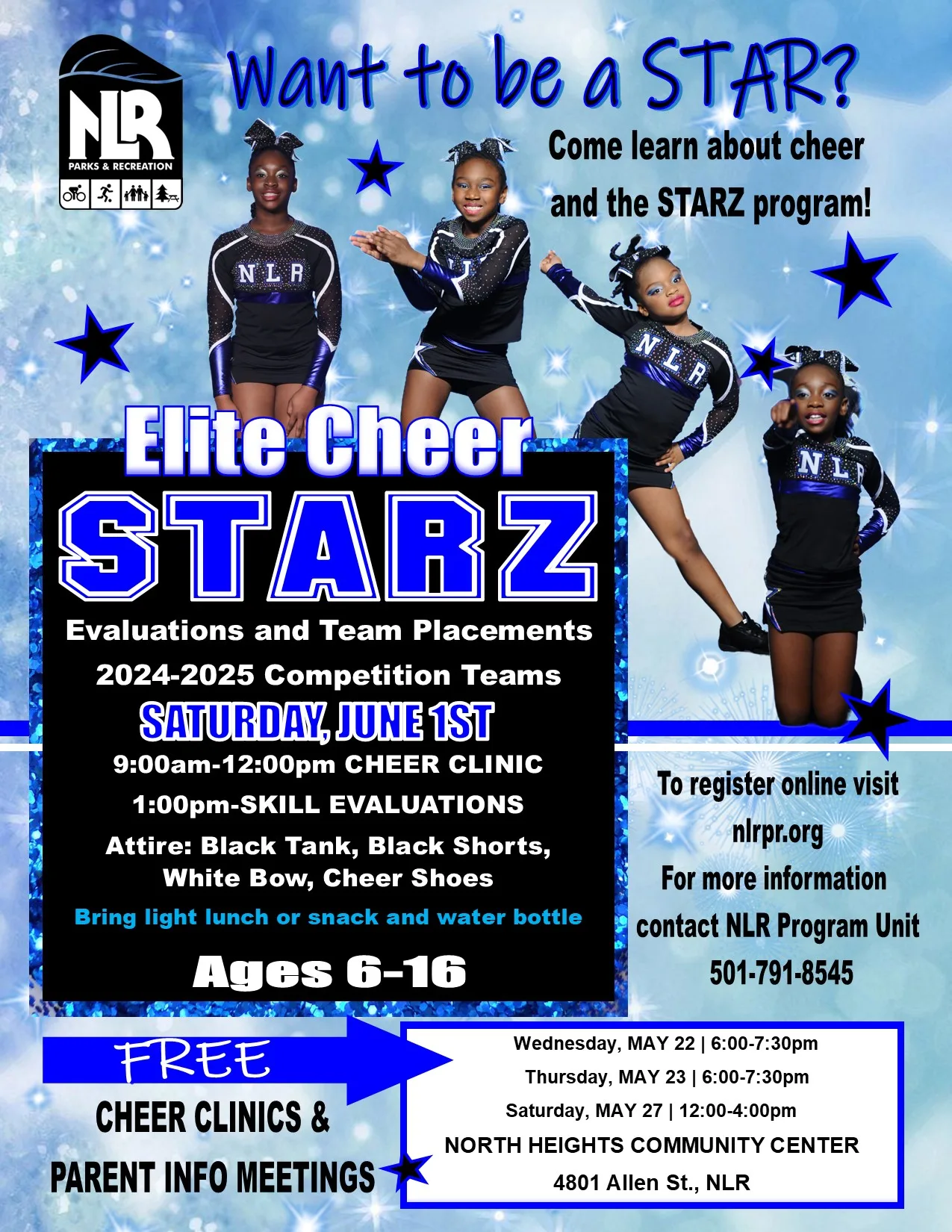 flyer for cheer clinic