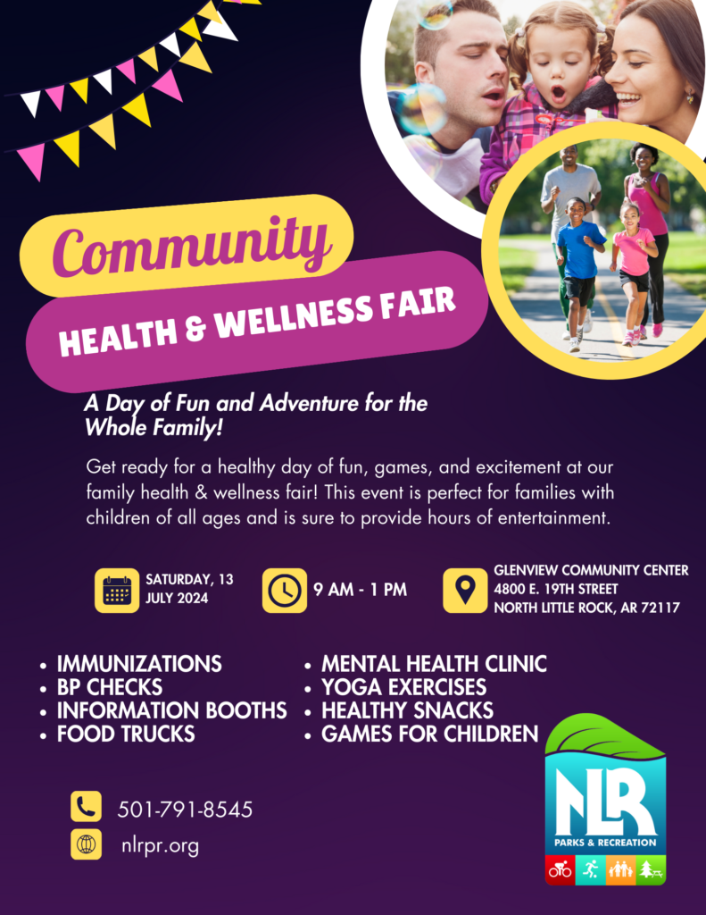 community health fair information flyer