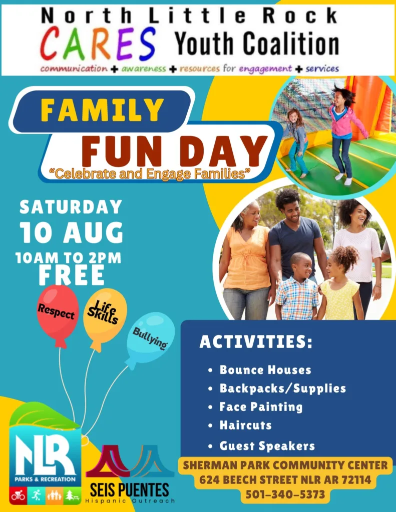 family fun day event flyer