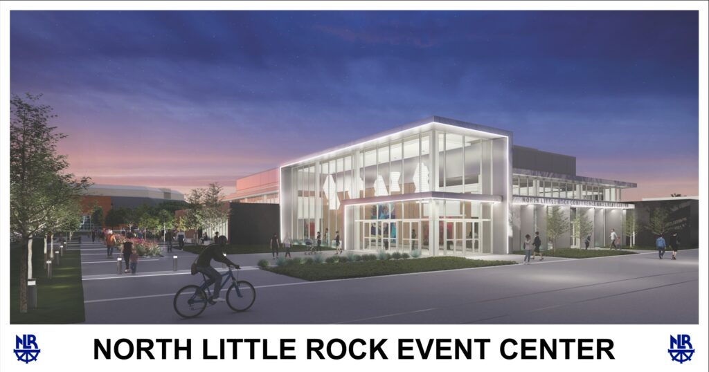 image of rendering of event center