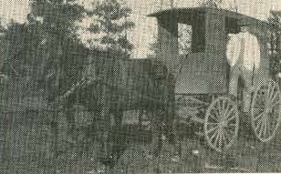Picture of the first milk wagon